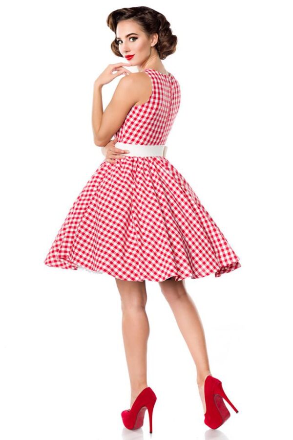 Robe à Carreaux - rouge/blanc - 2XL-Belsira – Image 3