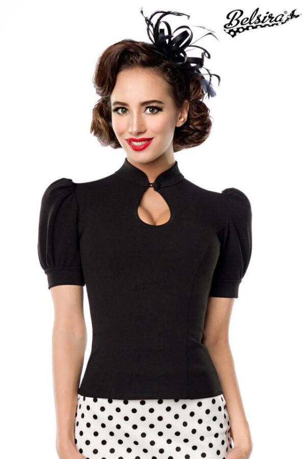 Chemise en jersey - noir - S-Belsira