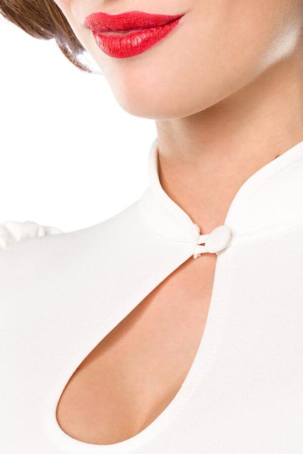 Chemise en jersey - blanc - 2XL-Belsira – Image 4