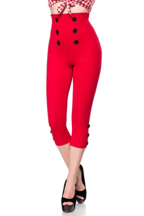 Pantalon Capri - rouge - 2XL-Belsira – Image 2