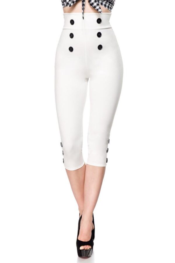 Pantalon Capri - blanc - 3XL-Belsira – Image 2