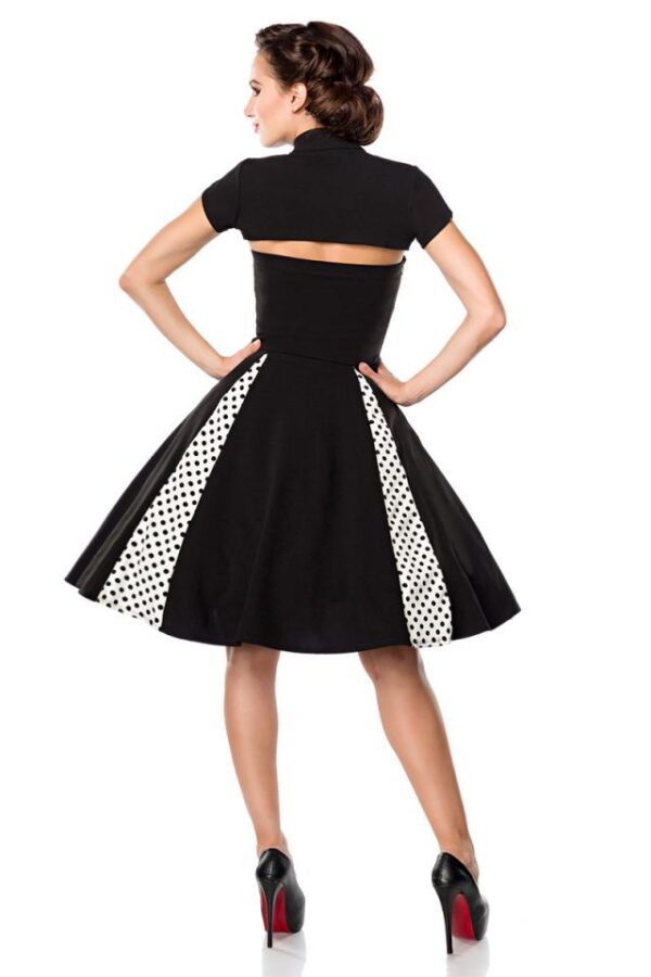 Robe Vintage avec Boléro - noir/blanc - L-Belsira – Image 3