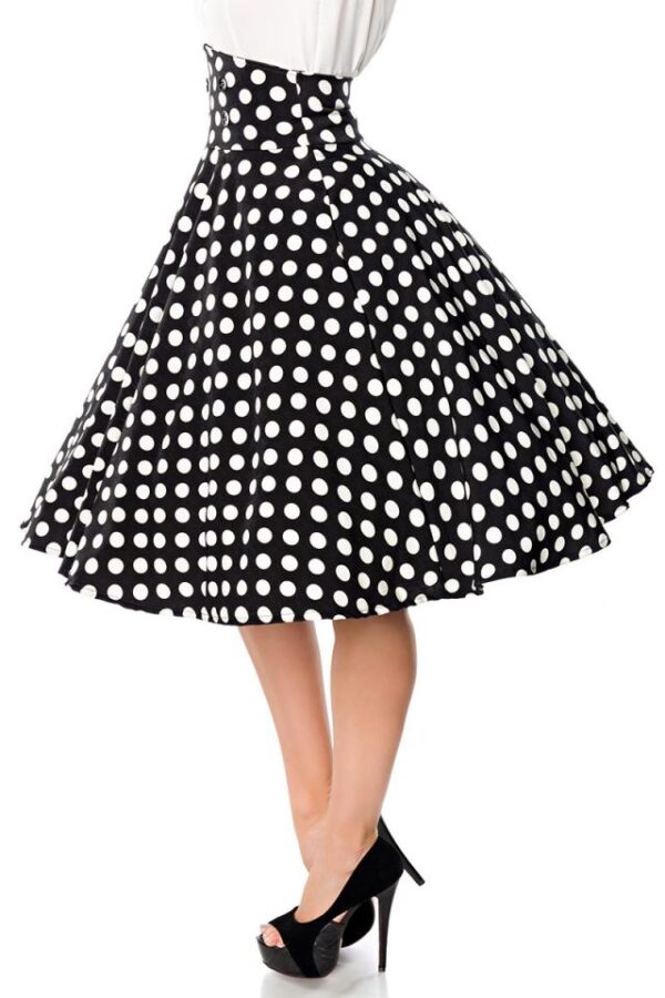 Jupe Cercle - noir/blanc - L-Belsira – Image 3