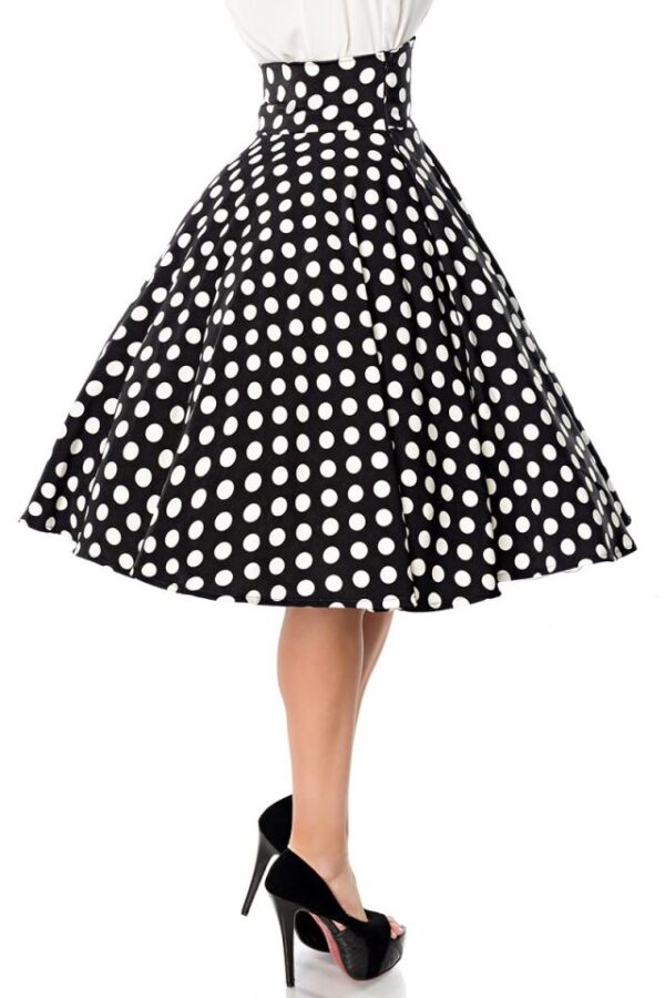 Jupe Cercle - noir/blanc - L-Belsira – Image 4