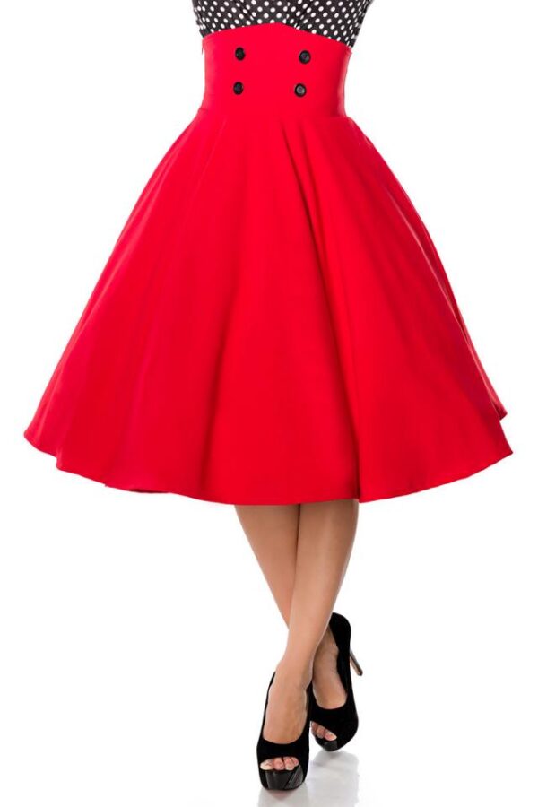 Jupe Cercle - rouge - M-Belsira – Image 2