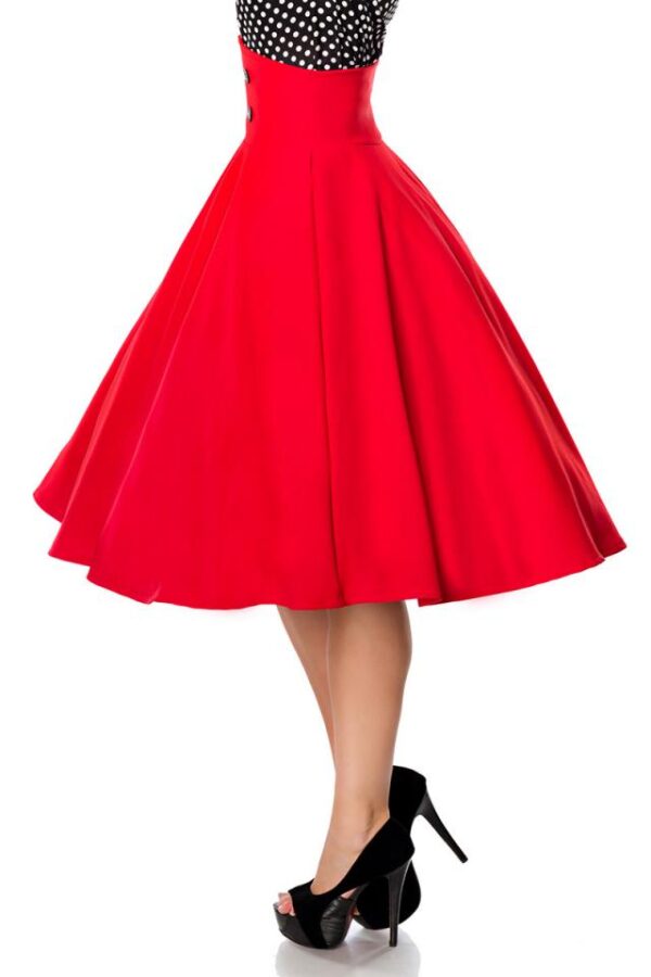 Jupe Cercle - rouge - M-Belsira – Image 3