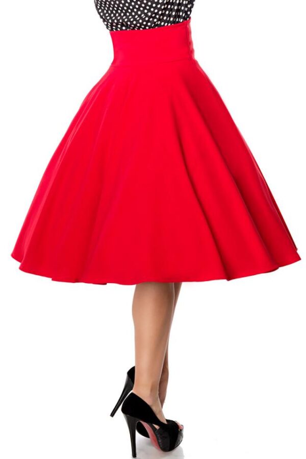 Jupe Cercle - rouge - M-Belsira – Image 4