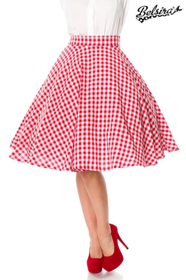 Jupe Cercle - rouge/blanc - 2XL-Belsira
