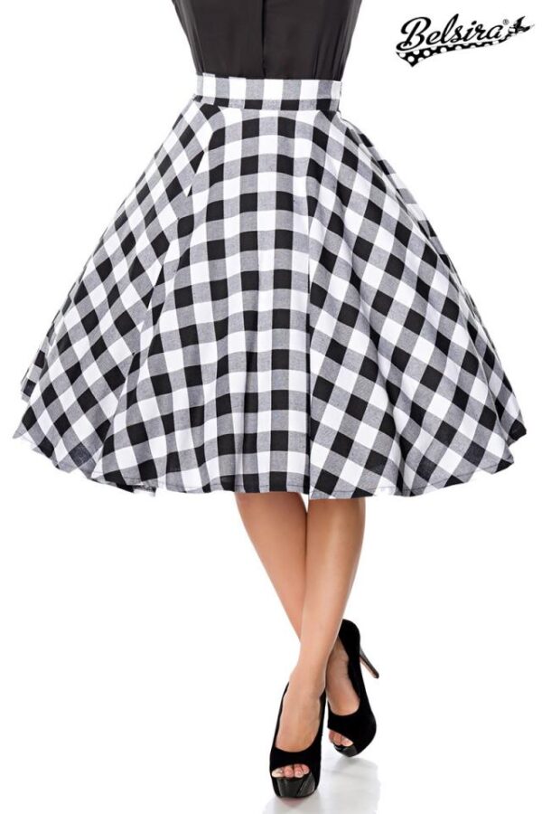 Jupe Cercle - noir/blanc - XL-Belsira
