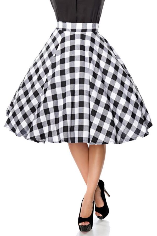 Jupe Cercle - noir/blanc - XL-Belsira – Image 2