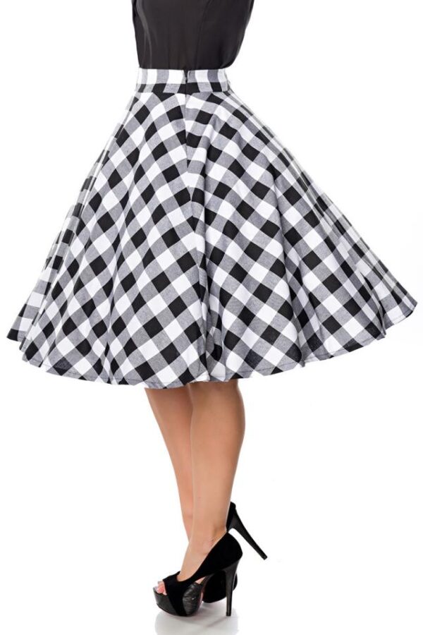 Jupe Cercle - noir/blanc - XL-Belsira – Image 3