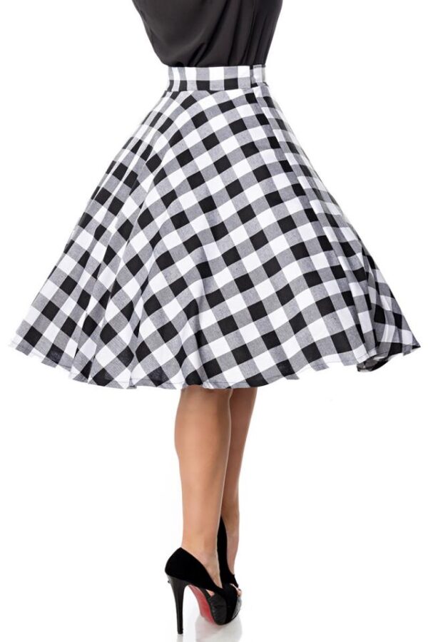 Jupe Cercle - noir/blanc - XL-Belsira – Image 4