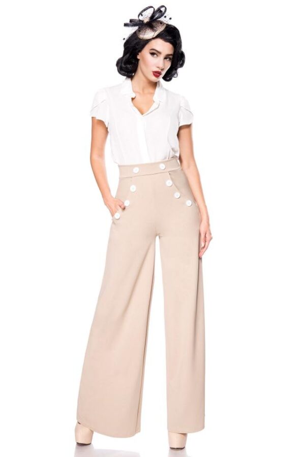 Pantalon Marlène - beige - 2XL-Belsira – Image 2