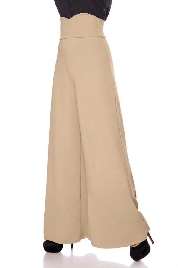 Pantalon Marlène - camel - L-Belsira – Image 4