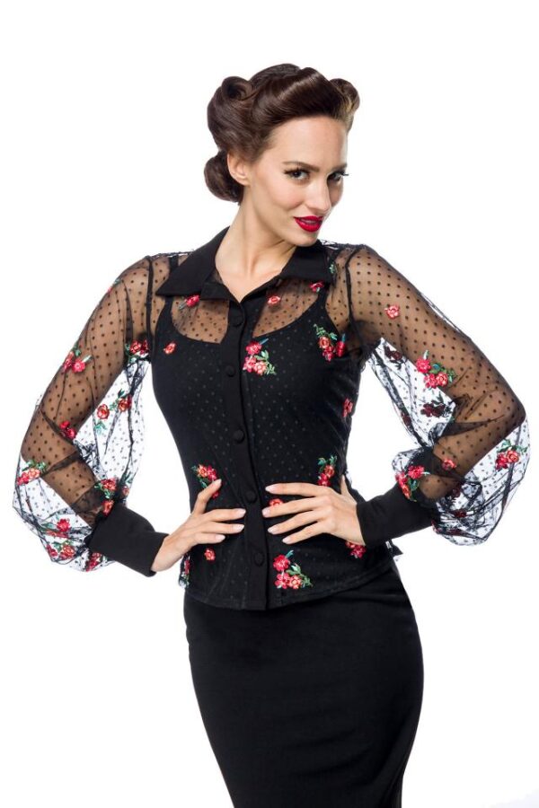 Blouse - noir/coloré - 2XL-Belsira – Image 2