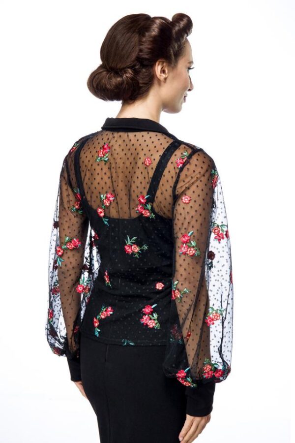 Blouse - noir/coloré - 2XL-Belsira – Image 3