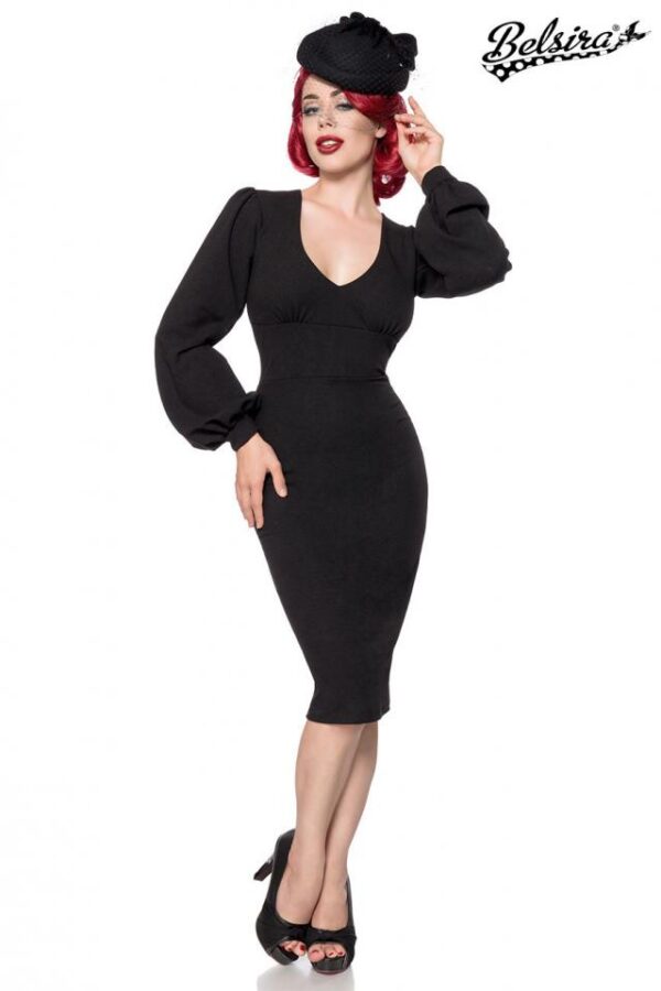 Robe Rétro - noir - L-Belsira