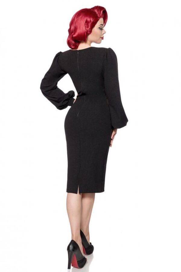 Robe Rétro - noir - L-Belsira – Image 4