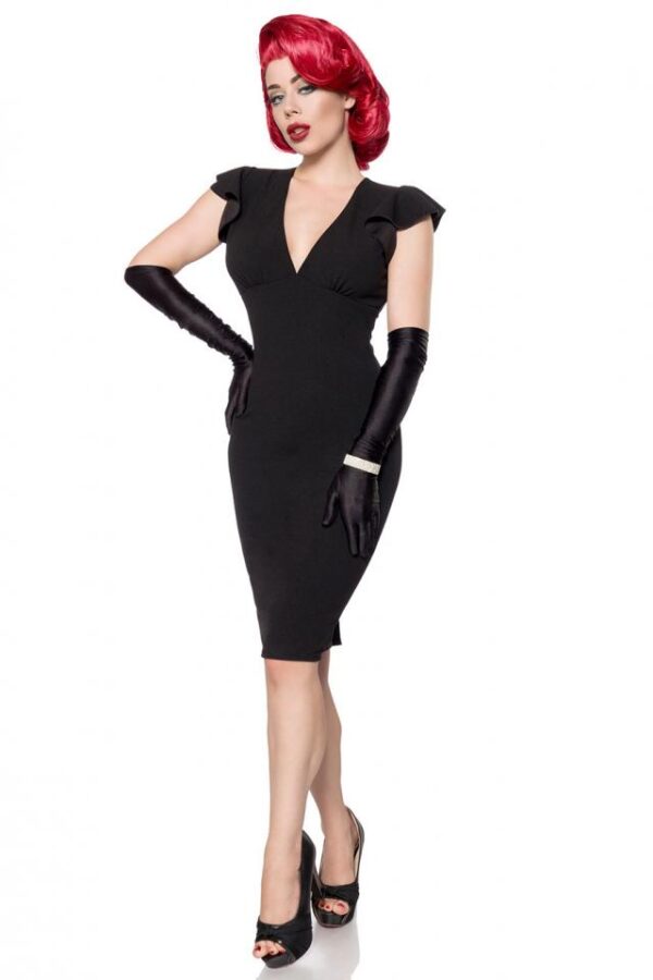 Robe Rétro - noir - XS-Belsira – Image 2