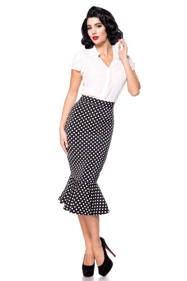 Jupe Crayon - noir/blanc - 2XL-Belsira – Image 2
