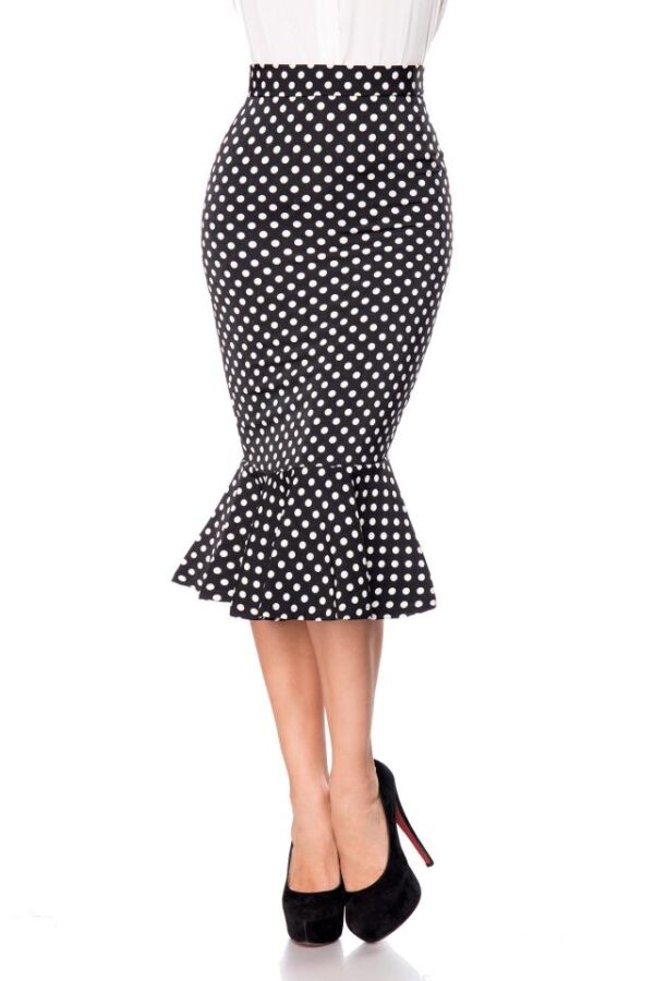 Jupe Crayon - noir/blanc - 2XL-Belsira – Image 3