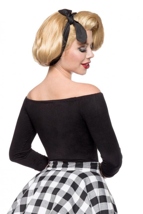 Chemise rétro sans bretelles - noir - XL-Belsira – Image 3