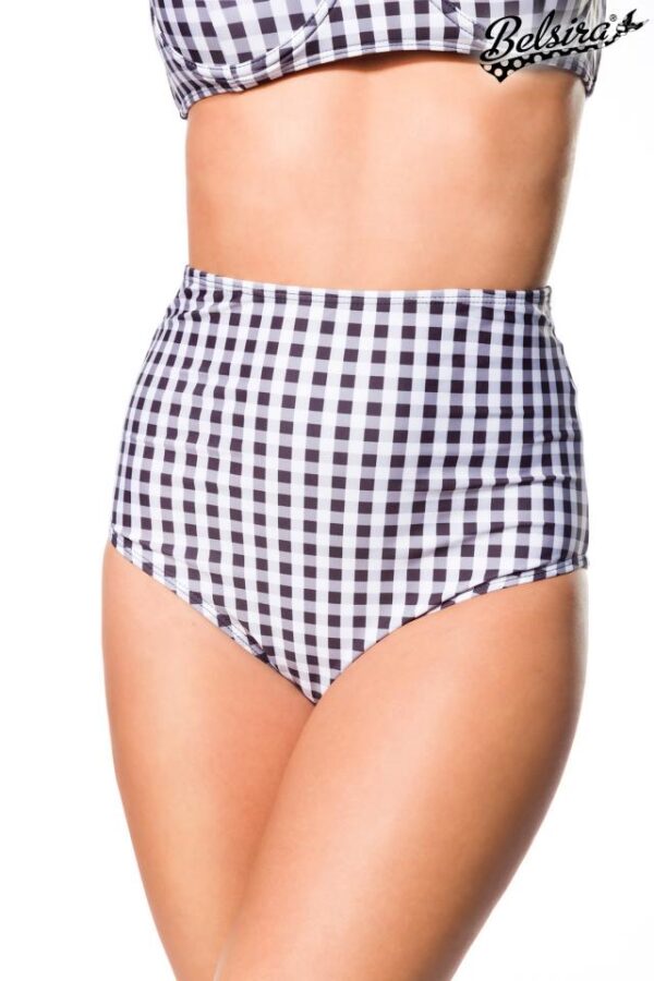 Culotte de bikini - noir/blanc - M-Belsira