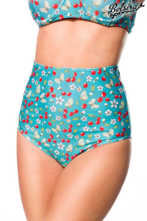 Culotte de bikini - vert/blanc - 2XL-Belsira