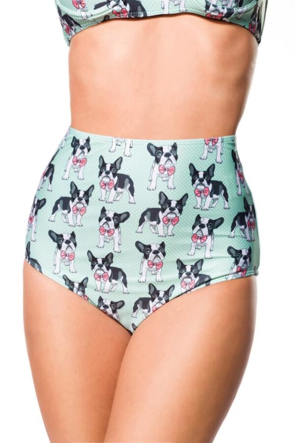 Culotte de bikini - bleu/blanc/noir - 2XL-Belsira – Image 2