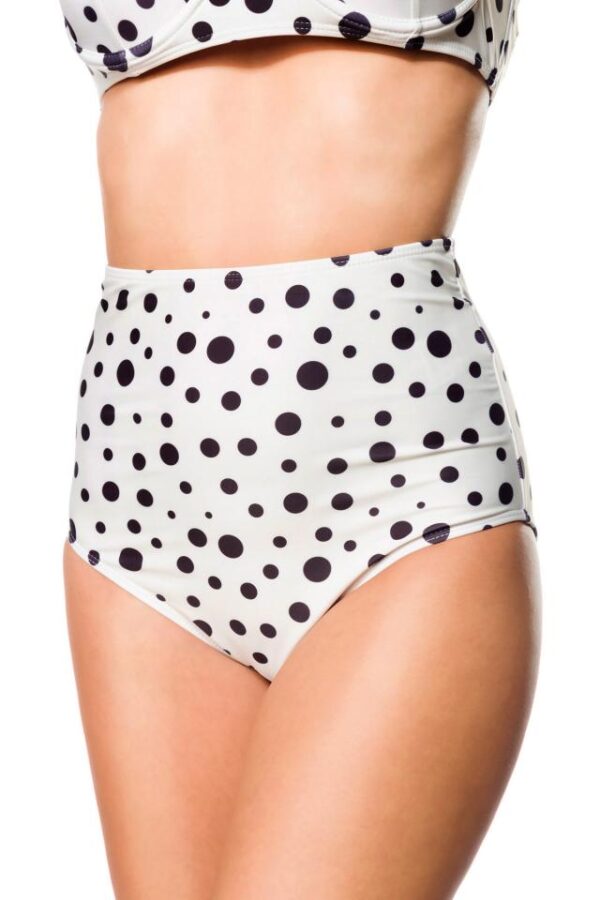 Culotte de bikini - crème/noir - M-Belsira – Image 2