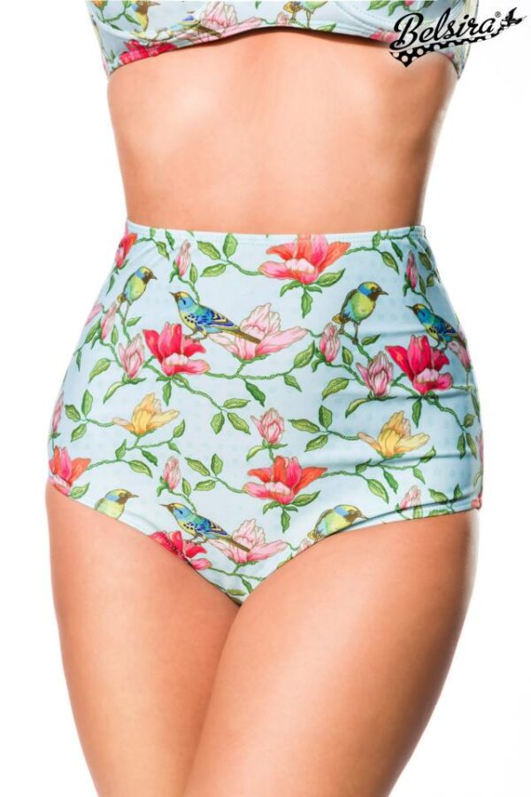 Culotte de bikini - bleu/rose/vert - 2XL-Belsira