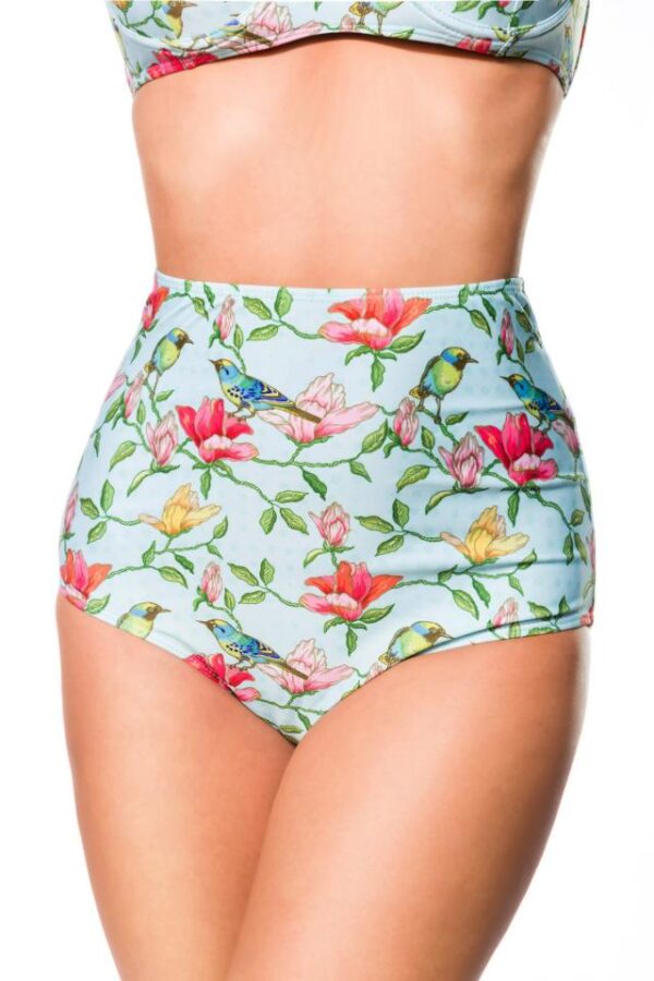 Culotte de bikini - bleu/rose/vert - 2XL-Belsira – Image 2