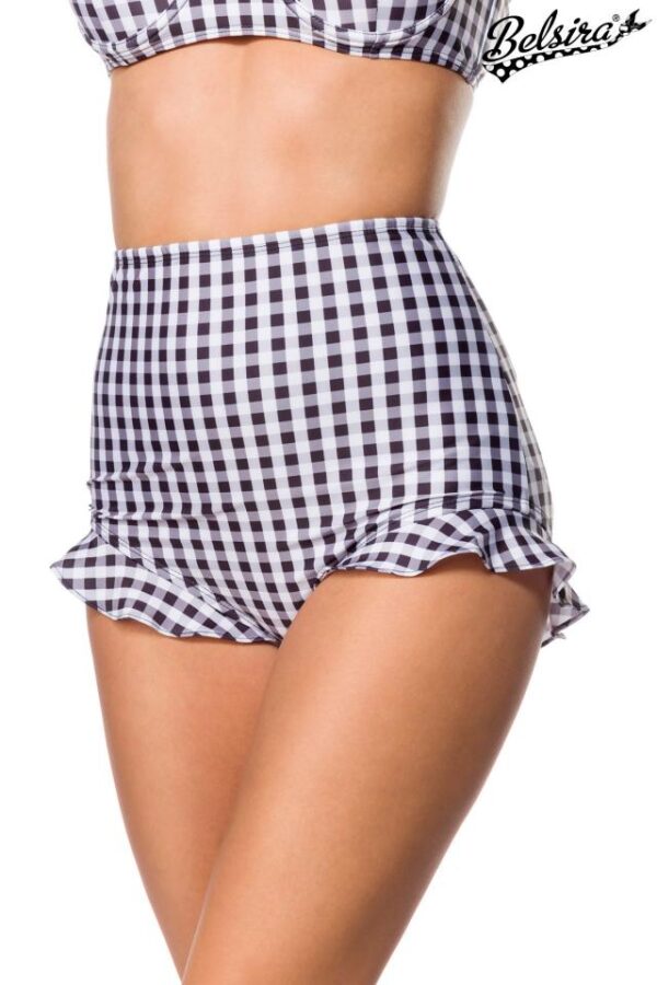 Culotte de bikini - noir/blanc - 3XL-Belsira