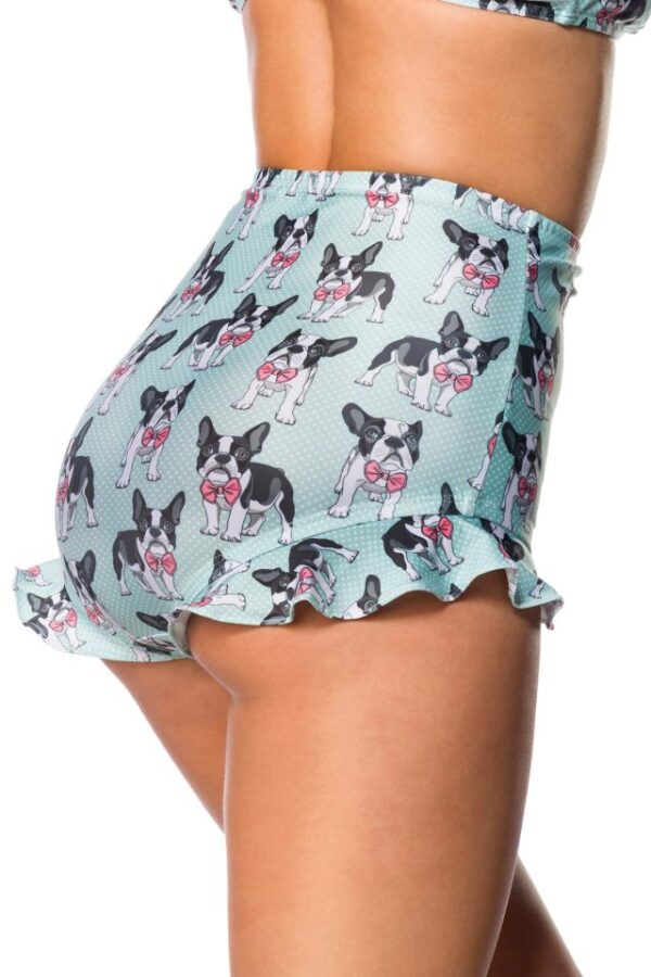 Culotte de bikini - bleu/blanc/noir - M-Belsira – Image 3