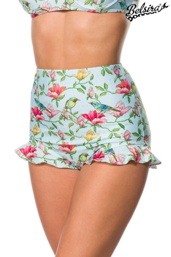 Culotte de bikini - bleu/rose/vert - S-Belsira