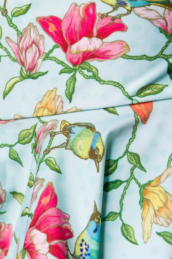 Jupe de bain - bleu/rose/vert - 2XL-Belsira – Image 4
