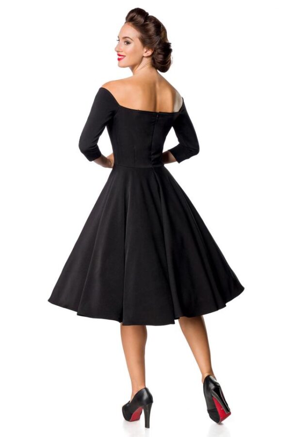 Robe trapèze vintage premium - noir - 3XL-Belsira – Image 4
