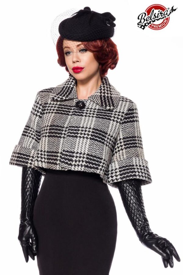 Belsira Veste Premium avec Laine - noir/blanc - S-Belsira