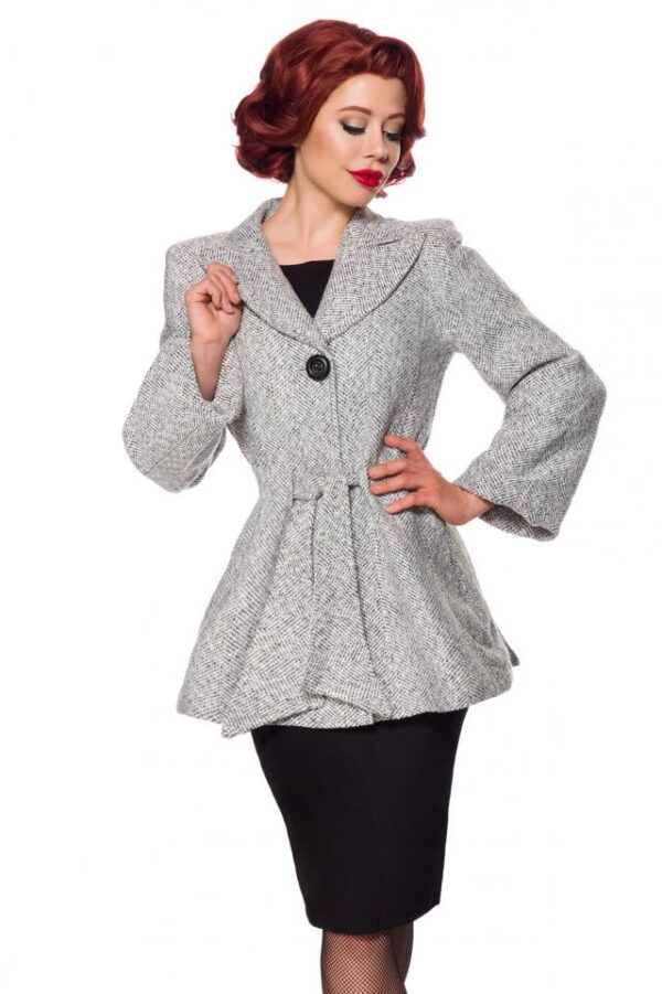 Belsira Premium Blazer avec Ceinture - noir/blanc - S-Belsira – Image 3