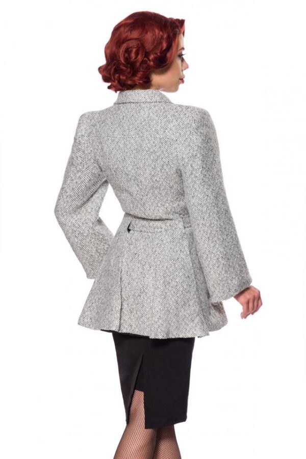 Belsira Premium Blazer avec Ceinture - noir/blanc - S-Belsira – Image 4