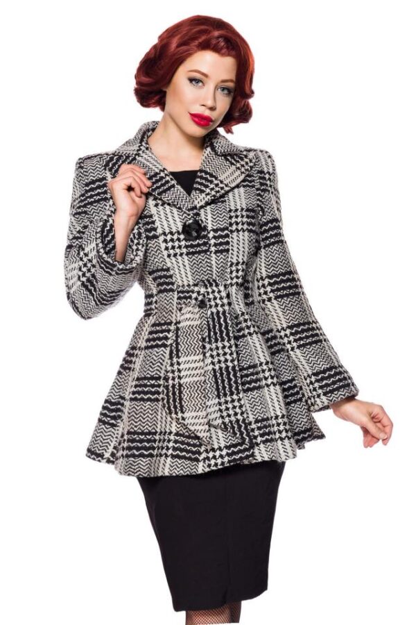Belsira Premium Blazer avec Ceinture - noir/blanc - S-Belsira – Image 3
