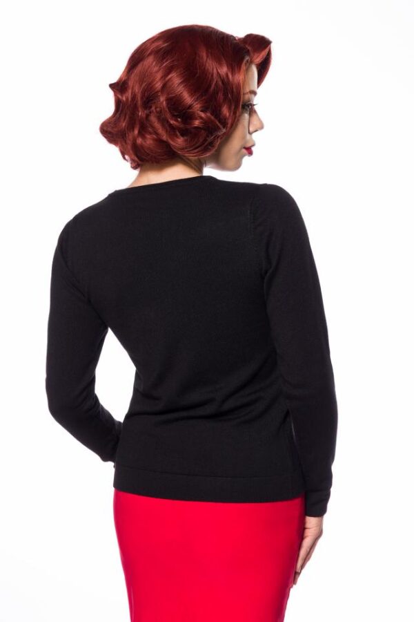 Pull avec Broderie - noir - 2XL- – Image 3
