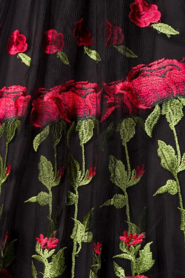 Robe trapèze vintage premium - noir - M-Belsira – Image 4