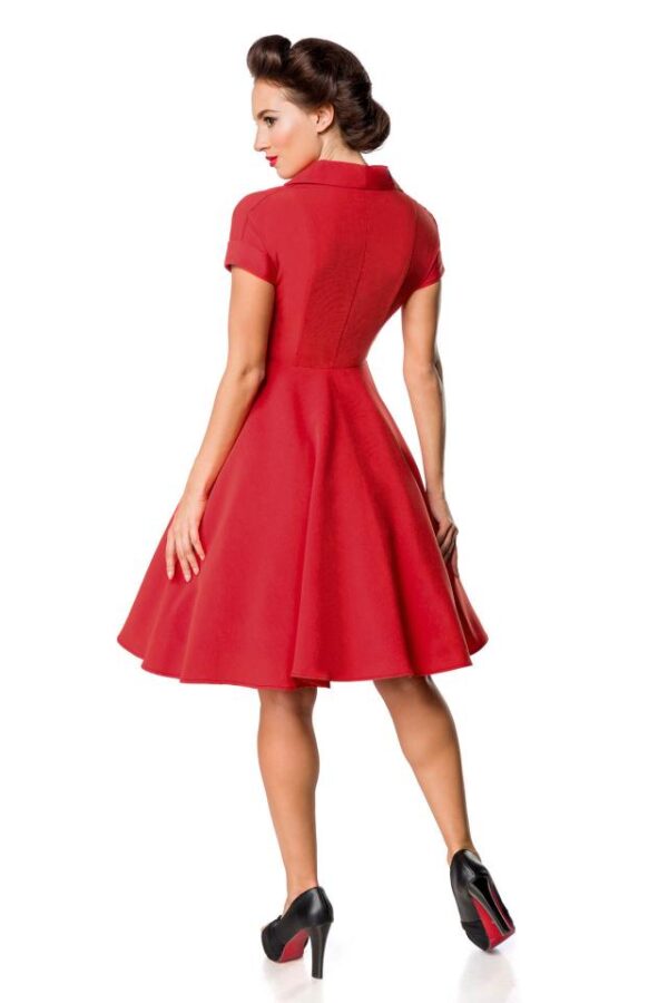 Robe Rétro Premium - rouge - 3XL-Belsira – Image 3