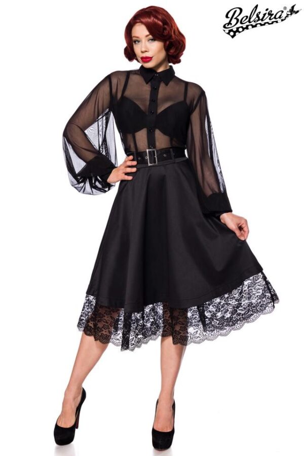 Jupe large Vintage - noir - 2XL-Belsira
