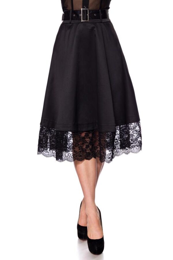 Jupe large Vintage - noir - 2XL-Belsira – Image 3