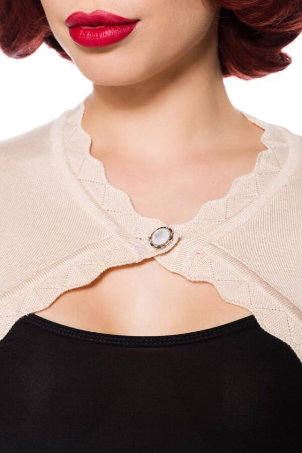 Veste en tricot - beige - L-Belsira – Image 4