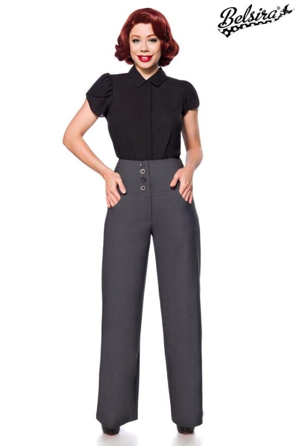 Pantalon Marlene - gris anthracite - 3XL-Belsira