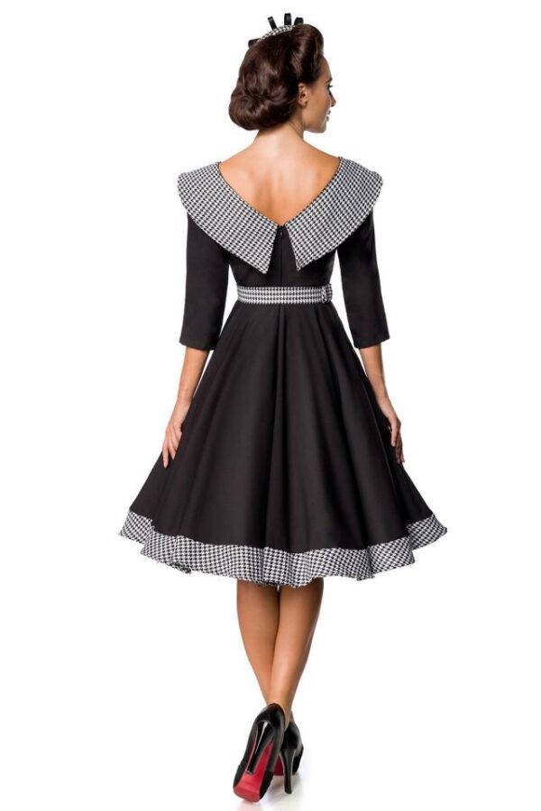 Robe Swing Vintage - noir/blanc - 3XL-Belsira – Image 3