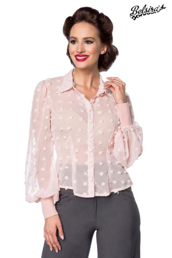 Chemise vintage - rose - S-Belsira